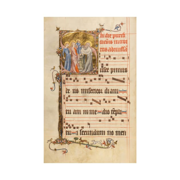 Medieval Majesty: Illuminated Manuscript of a Gregorian Chant by AlienMirror