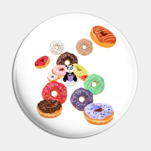 Panda & Donuts Pin