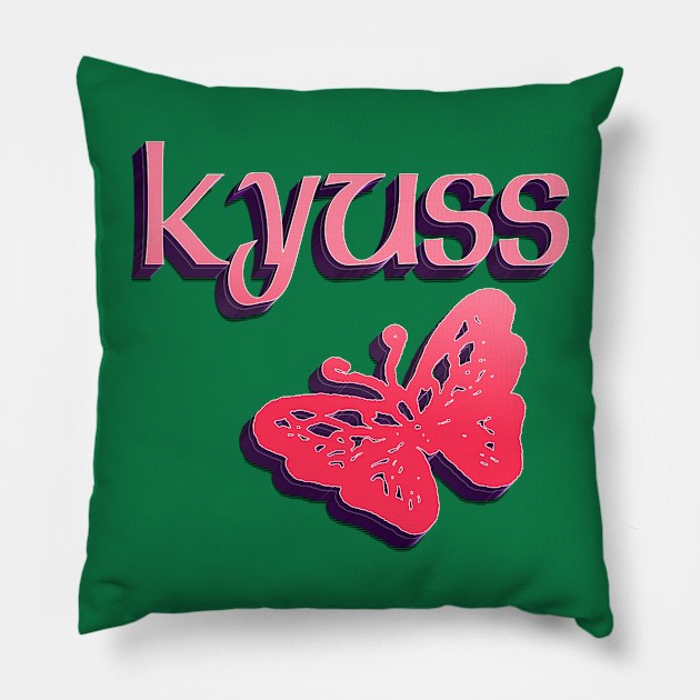 Kyuss - Butterfly Pillow by AdeGee