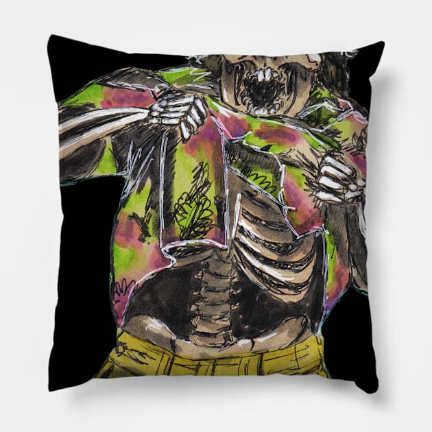 Chunk Skull Pillow by ArtGuyDesigns