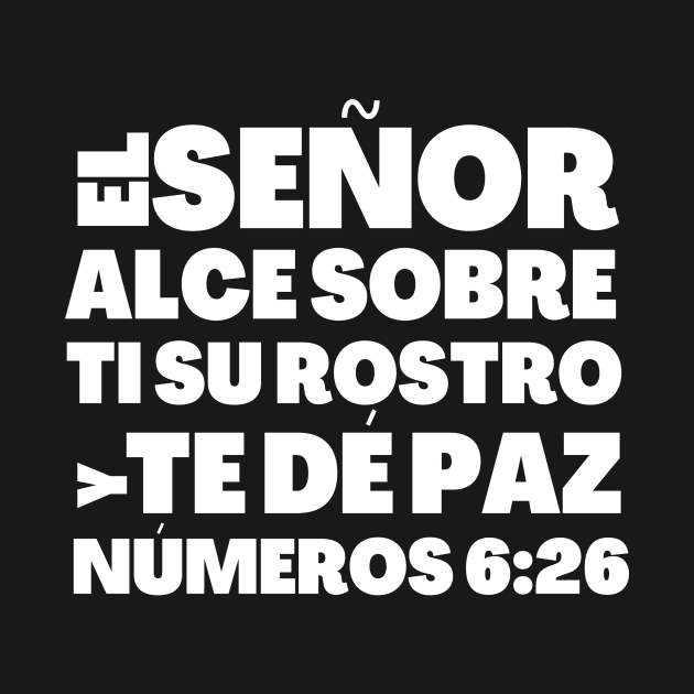 Numbers 6-26 Lord Give You Peace Spanish by BubbleMench