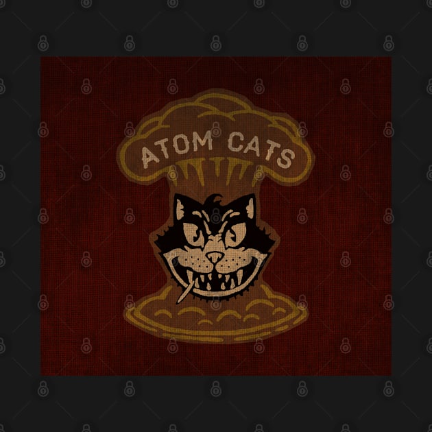 Fallout Tapestry 12 - Atom Cats Flag by Cleobule