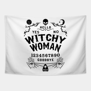 Witchy Woman Wiccan Ouija Board Tapestry