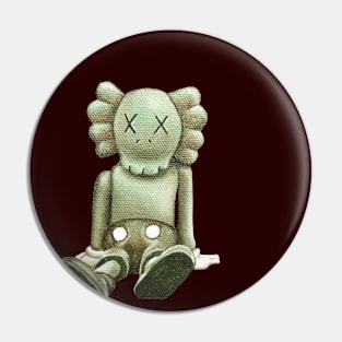 Kaws xx Kaws canvas Pin