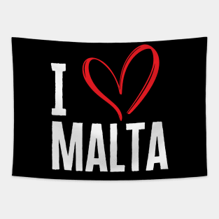 I Love Malta Tapestry