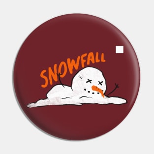 Snowman The Snowfall Pin