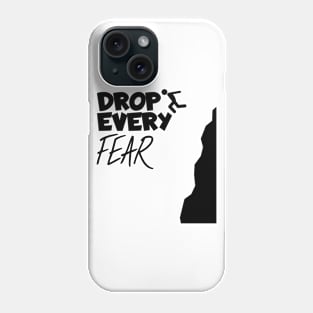 Cliff jumping drop every fear Phone Case