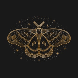 Starry Cecropia Moth T-Shirt