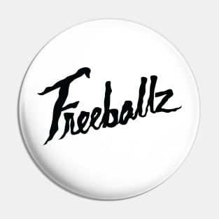 Freeballz Logo Black Pin