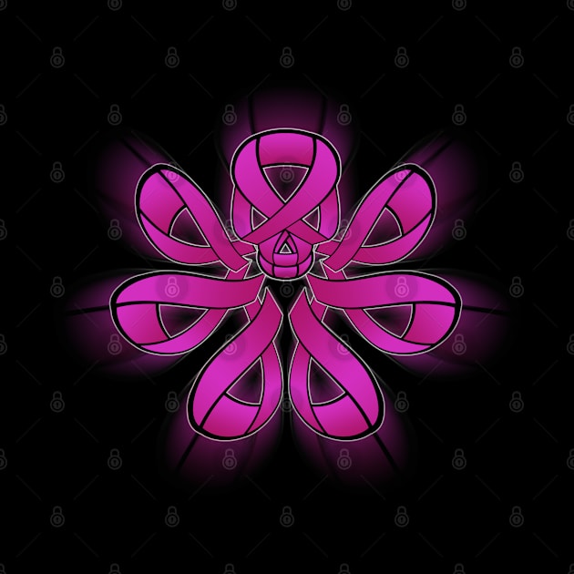 Breast Cancer Ribbon HYDRA Symbol by Veraukoion