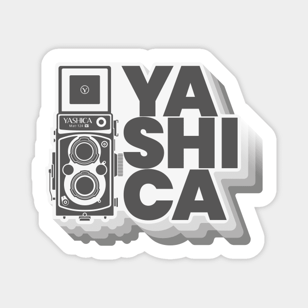 Yashica candy (Gray) Magnet by miguelangelus