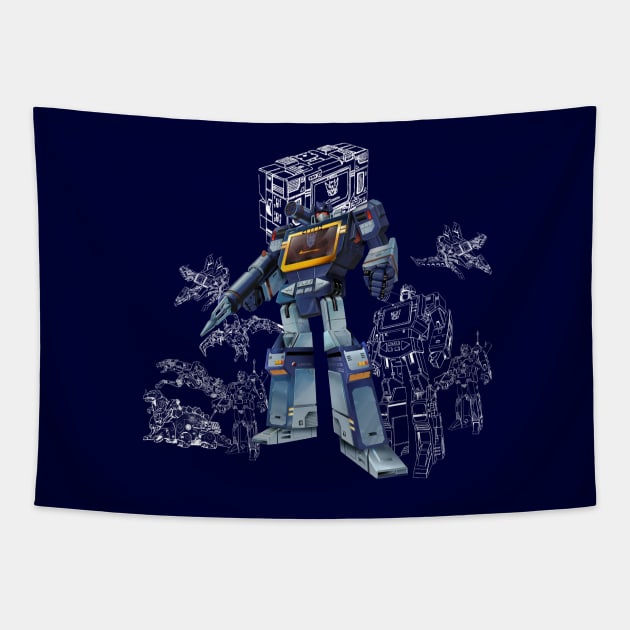 Masterpiece Soundwave Tapestry by Draconis130