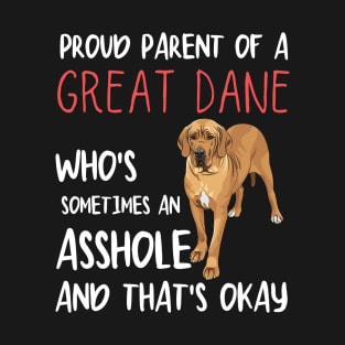 Proud Parents of Great Dane Pet Lover T-Shirt