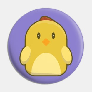 Simple Cute Chick Pin