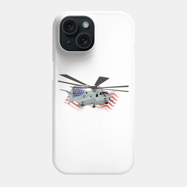 Military CH-53E Helicopter Phone Case by NorseTech