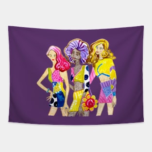 Funny girls Tapestry