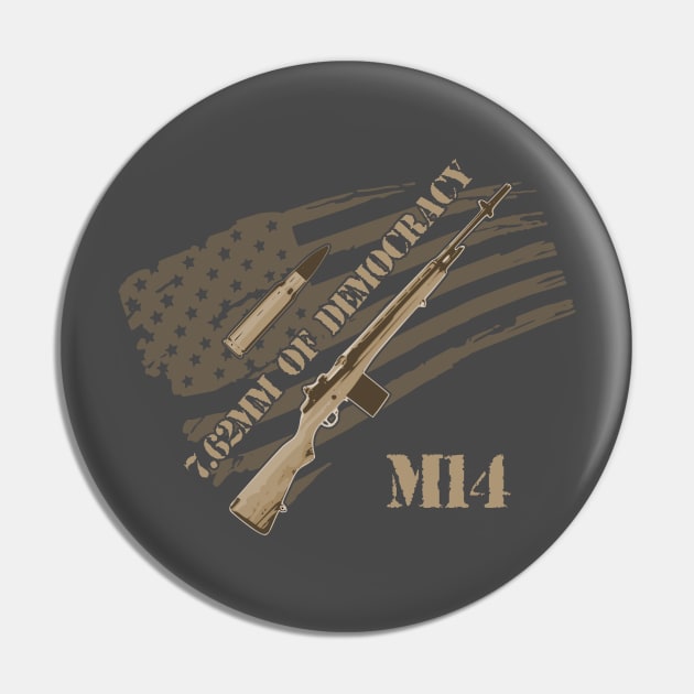 M14 RIFLE Pin by bumblethebee