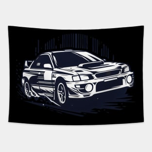 Subaru Impreza STI Rally Car Tapestry