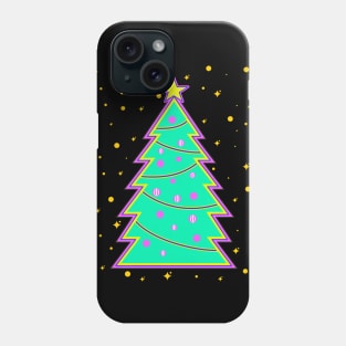 Neon Christmas Tree Phone Case