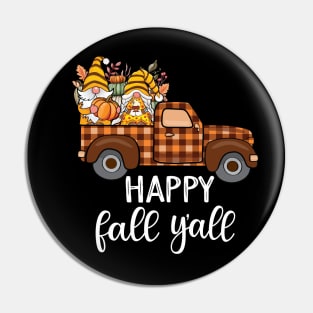 Gnomes couple in truck pumpkin spice Fall Yall autumn gnome Pin