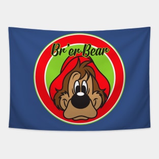 The Bear Patch Logo Tapestry