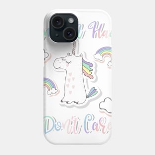 Unicorn Hair Don't Care Phone Case