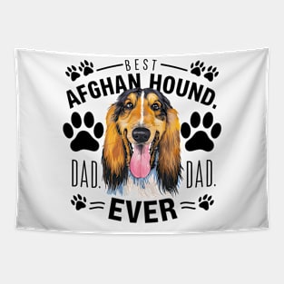 Best Afghan Hound Ever Funny Quote Vintage Dad Lover Tapestry