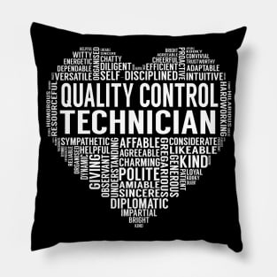 Quality Control Technician Heart Pillow