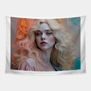 Soft image with Elle Fanning Tapestry