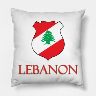 Lebanon - Coat of Arms Design Pillow