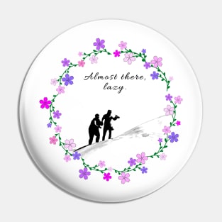 Nicole and Azan - almost there wreath Pin