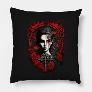 Gothic Woman Pillow