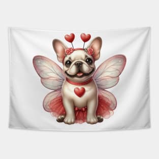 Valentine Fairy French Bulldog Tapestry