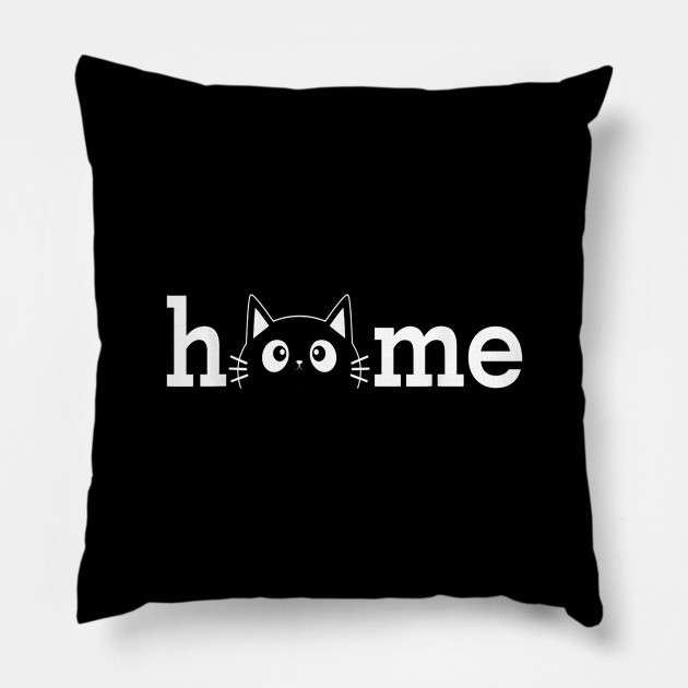 Home Cat Home Cat Pillow Teepublic