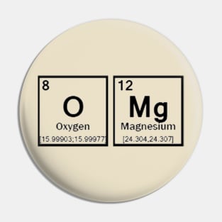 OMG - Periodic Table of the Elements Pin