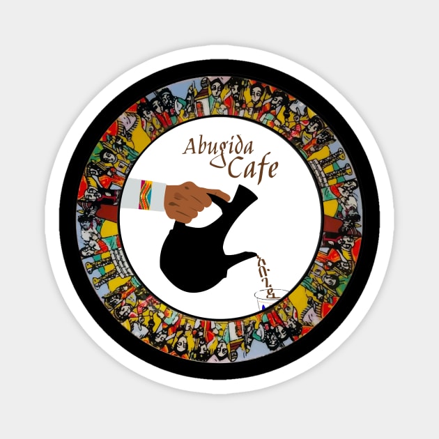 Abugida Ethiopian Cafe Magnet by jbaryla