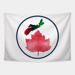 I LOVE Nova Scotia Canada Tapestry