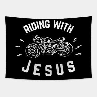 Riding With Jesus Tapestry