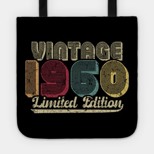 Vintage 1960 Limited Edition 60th Birthday Gift Tote