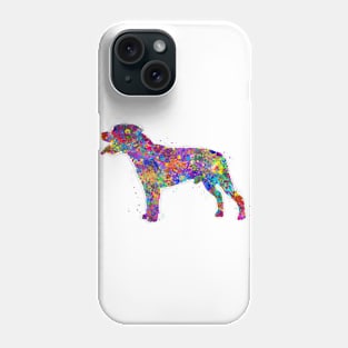 Staffordshire Bull Terrier dog watercolor Phone Case