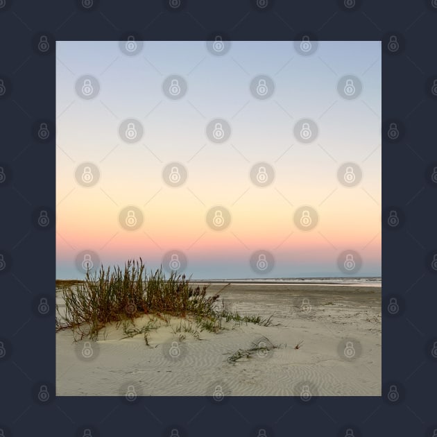 Beach dunes sunset at dusk by Suncatcher Photos - Apparel - Home Decor