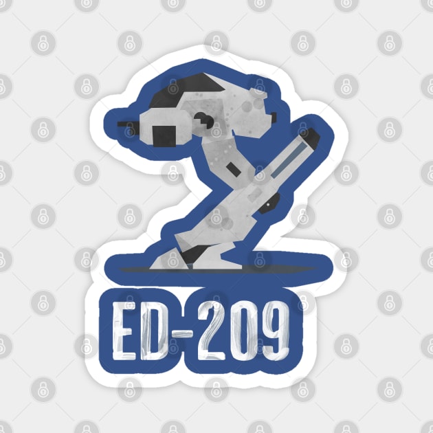 ED 209 Magnet by Art Designs