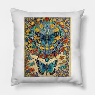 Vintage Butterfly Posters and Art Pillow