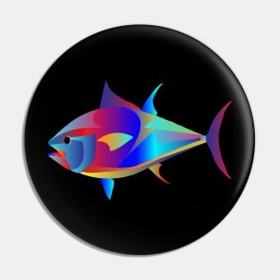 Psychedelic Tuna Pin