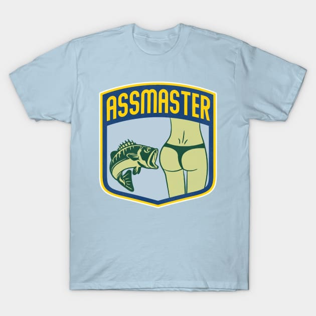 ASSMASTER Bass Fishing / Fisherman Humor - Fishing - T-Shirt