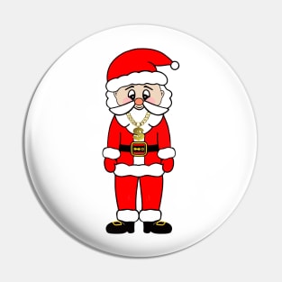 HIP Hop Funny Santa Clause Pin