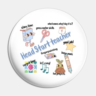 Head Start Teacher Pin