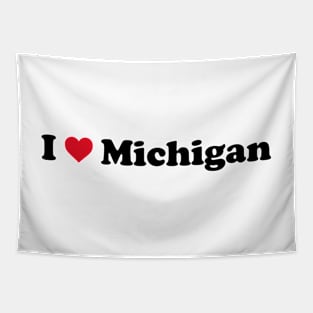 I Love Michigan Tapestry