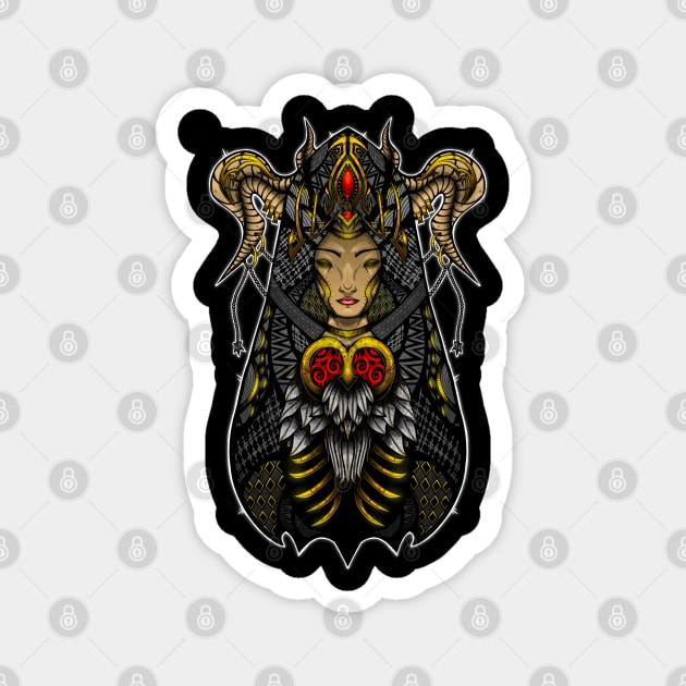 GODDESS Magnet by Umbral Lunacy