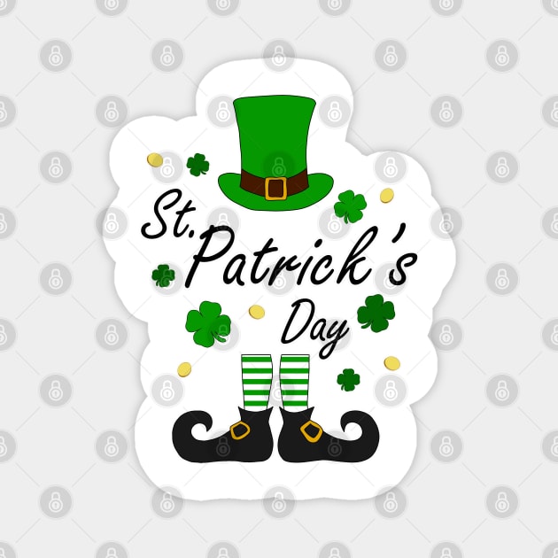 St Patricks Leprechaun Magnet by valentinahramov